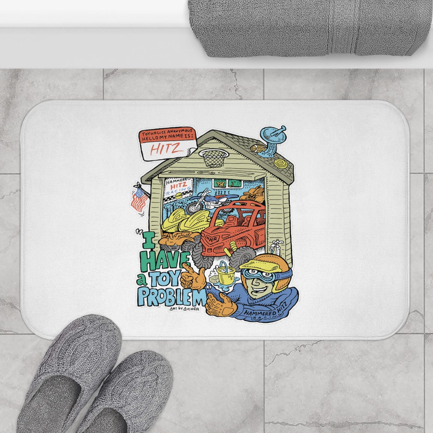 Bath Mat - Toy Problem Design